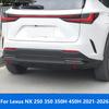 For Lexus NX 250 350 350H 450H -2025 2026 Stainless Rear Corner Bumper Trim Anti-Collision Strip Accessories Car Styling