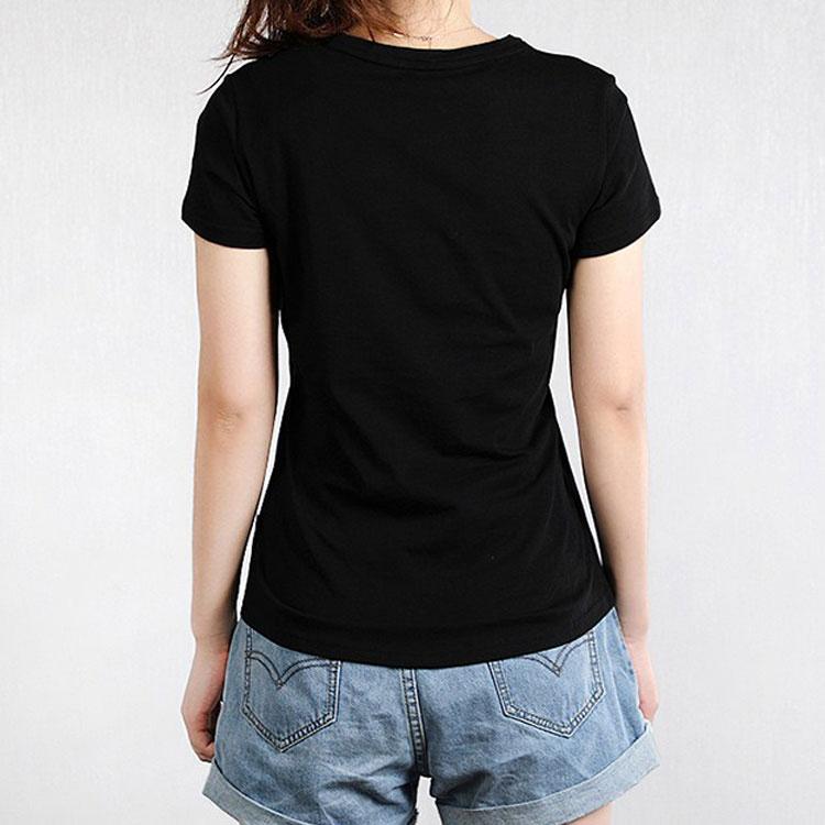Puma Sports Fitness Printed Short Sleeve T-Shirt Women tops Black 581631-01