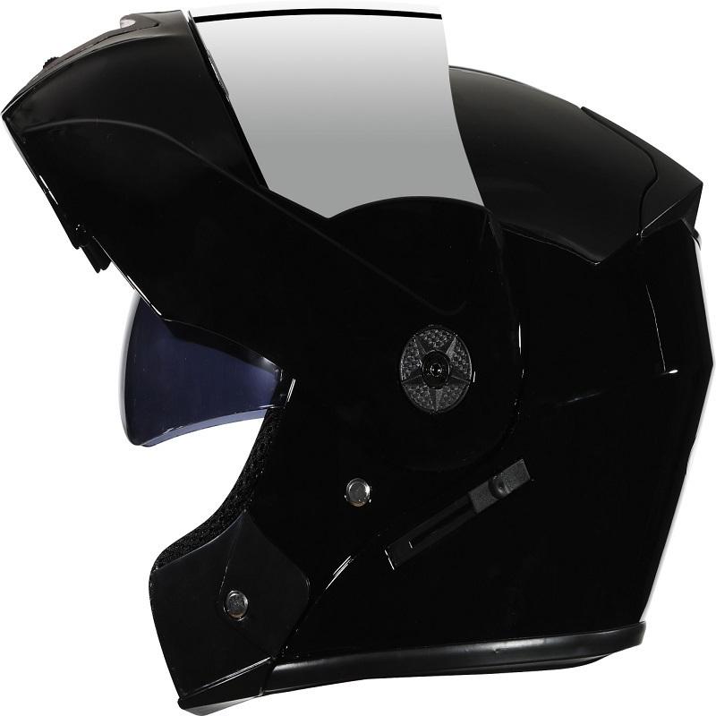 Safety Motorcycle Helmet DOT Flip Up Double Lens Unisex Helmet With Visor Cross Section Helmet Modular Flip Helm