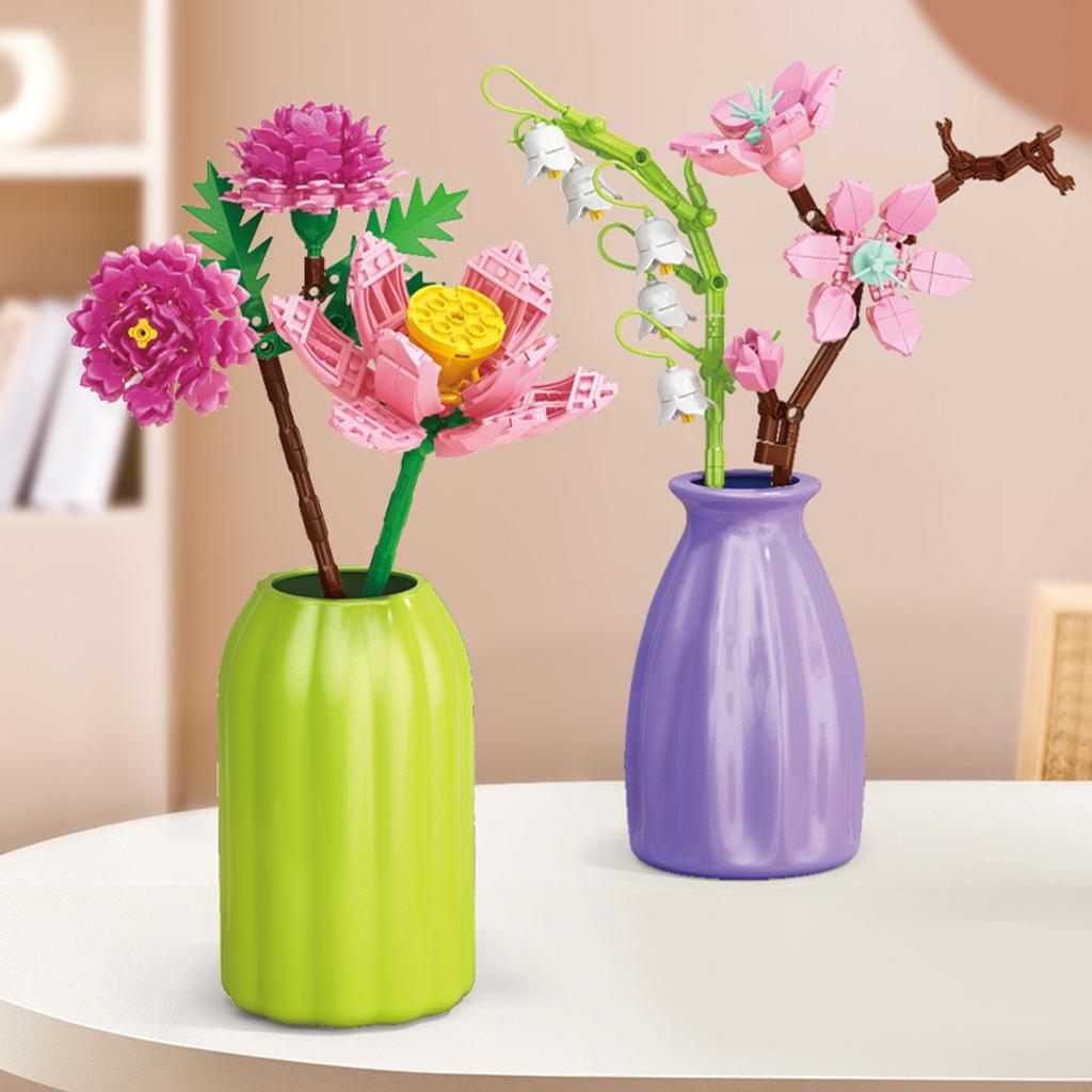 Eternal Flower Rose BuildingBlocks Are A Gift For Boyfriends And Girlfriends And Best Friends, As Well As A Girl'S Toy For Assembly