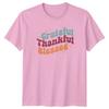Grateful Thankful Blessed TShirt Retro Style Inspirational Lifestyle Birthday