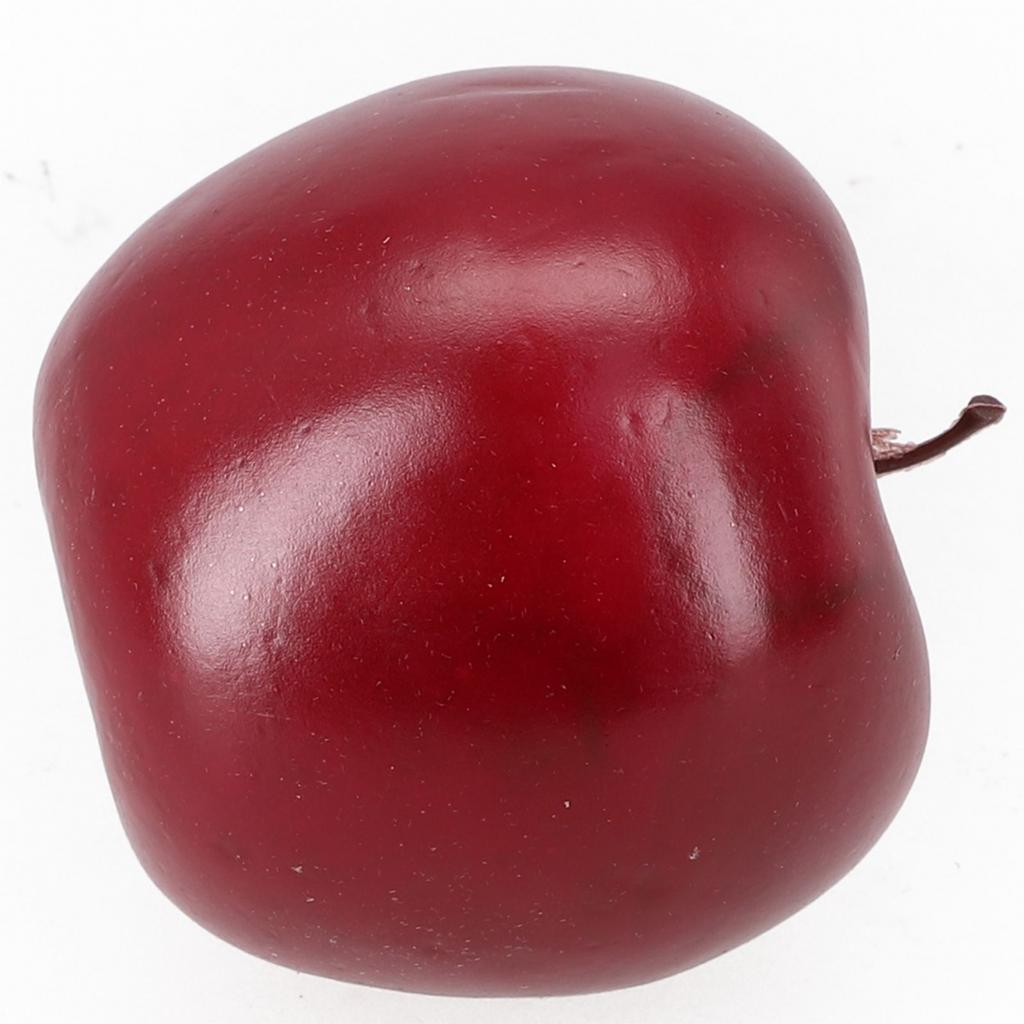 Home Shop Party Decor Lifelike Artificial Fruit for Kitchen Display (Red)