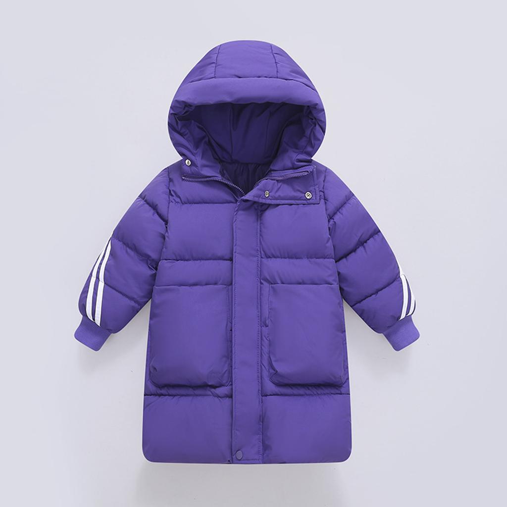 Barns Moderiktiga Och Lediga Tunna Dunbomullsjacka