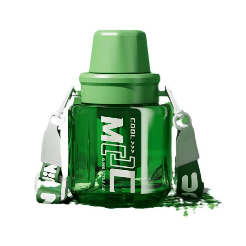 Water bottle Water cup for men and students to start school in summer Small portable anti-drop easy cup Large capacity plastic transparent sports