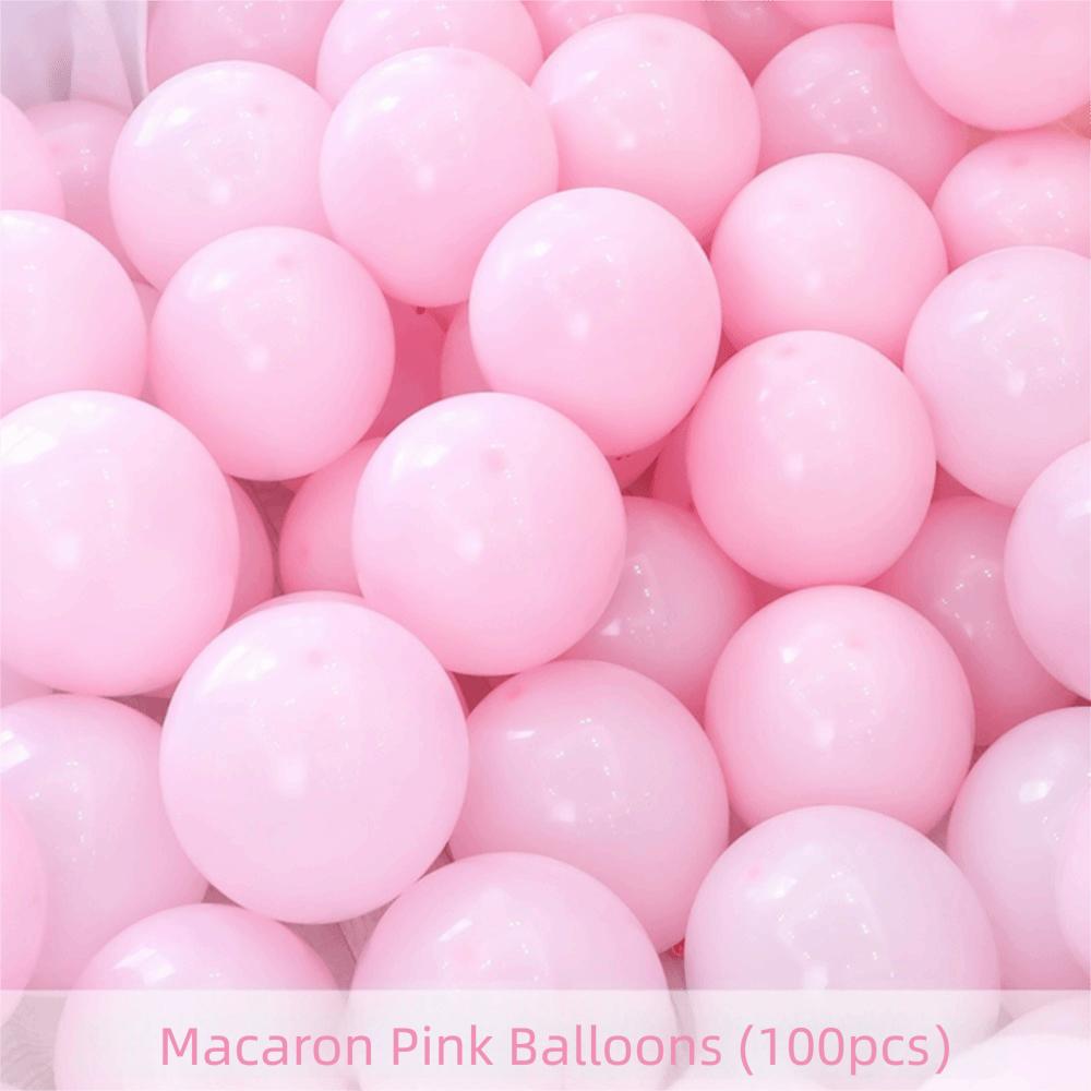 100pcs 10 Inches Rainbow Balloon Mixed Color Multicolor Balloon Macaron Balloon  Party Decoration