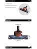 Pneumatic Floor Brush Head for Vacuum Cleaners - 32mm Inner Diameter
