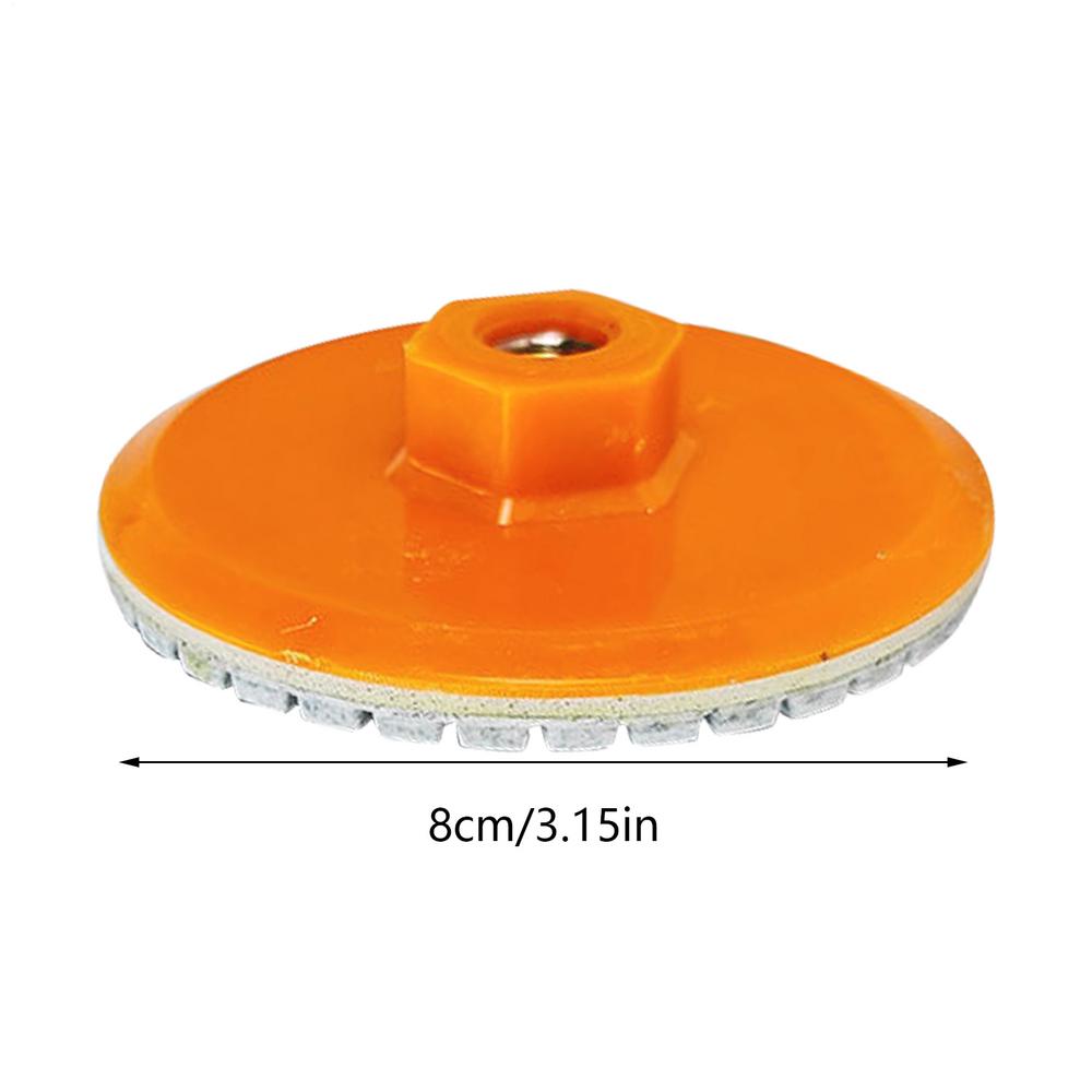 1 buc 8cm/10cm Disc de lustruire pentru tăierea plăcilor ceramice Polizor unghiular Lustruire uscată Marmură Piatră de cuarț Șanfrenare Măcinare Margine