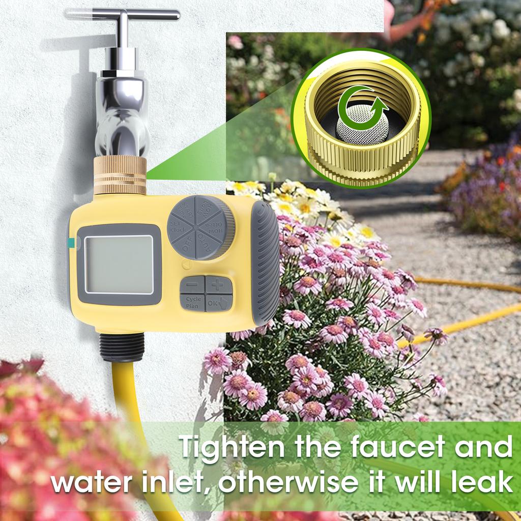 Garden Automatic Watering Irrigation Timer Garden Intelligent Timing Valves Controller Support Watering Timer and