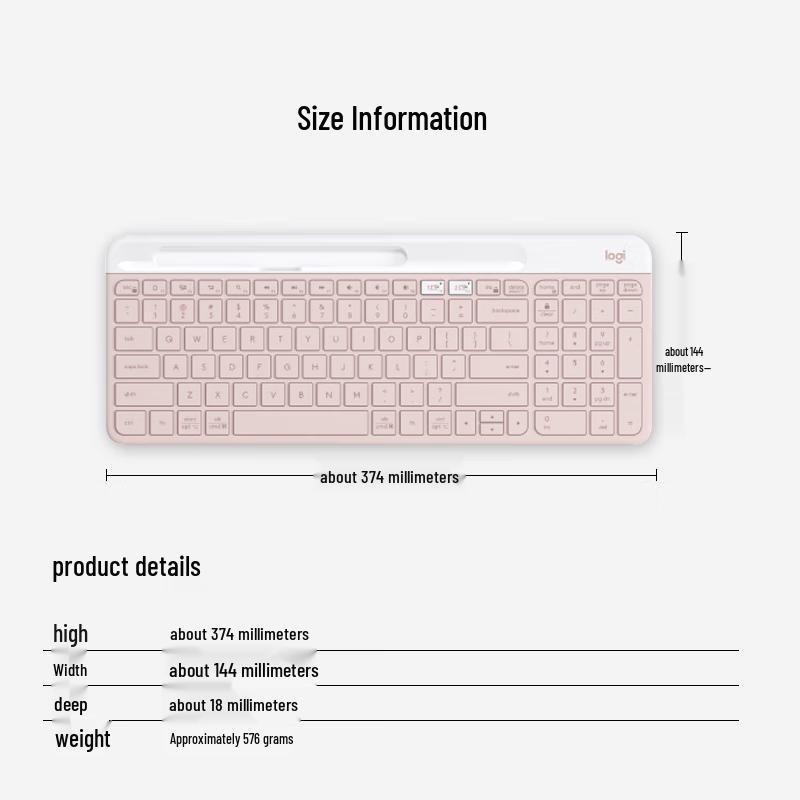 Logitech K580 Wireless Bluetooth Slim Keyboard