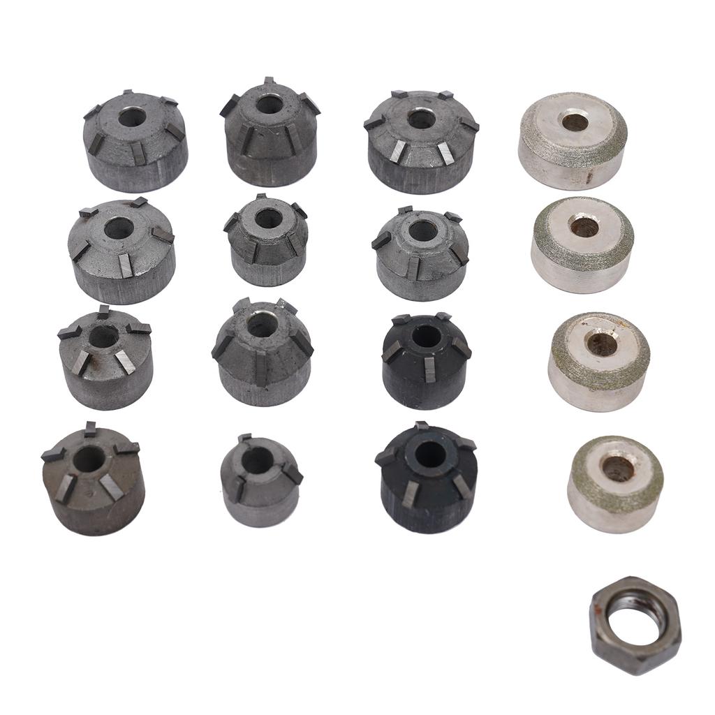 Valve Seat Reamer Grinding Wheel Set, Universal Repairing Cutter Valve Tool Kit With Box Fit for Jialing 145 Jialing 125