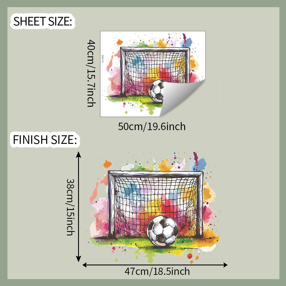 

Креативные расписные футбольные спальни, гостиные, домашний настенный фон для благоустройства и декоративные наклейки на стены