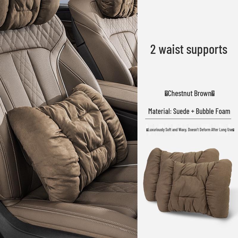 Compatible with Adita 12 Car-Specific: Headrest, Lumbar, and Neck Support Pillows