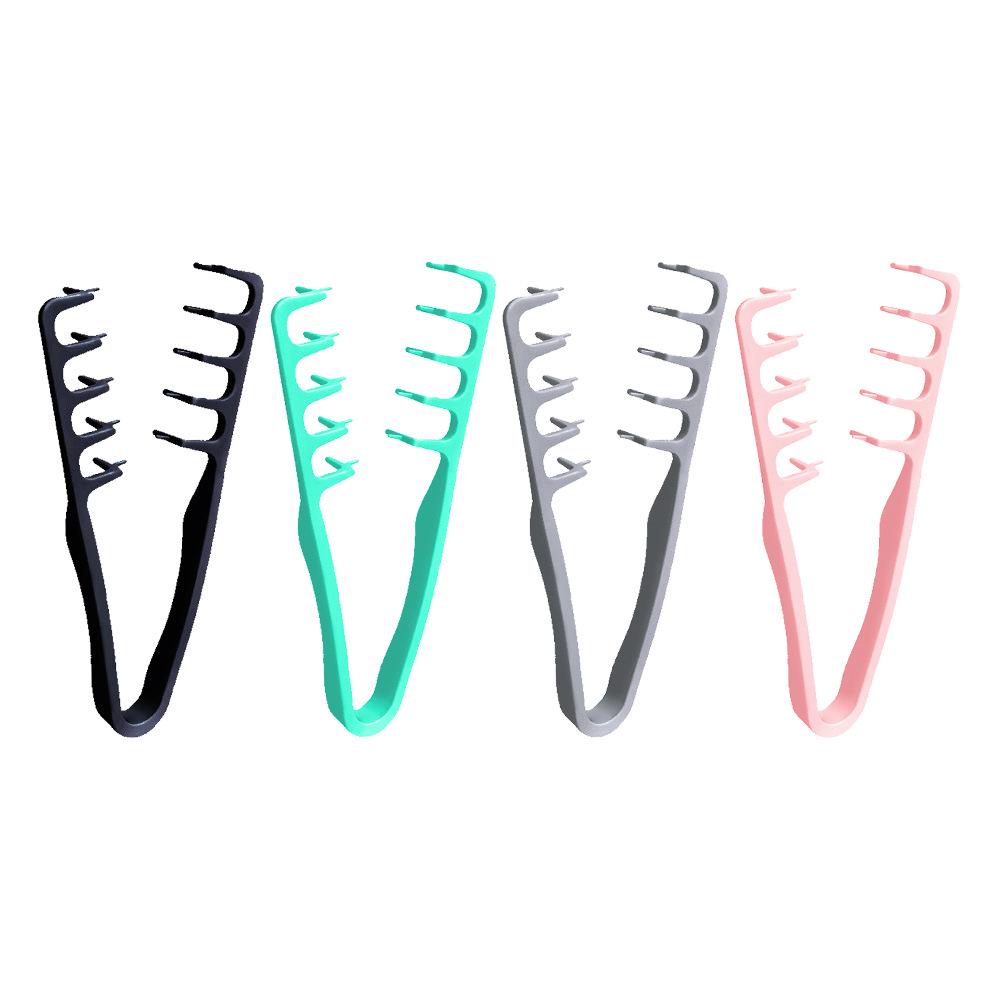 Korean Style Men's Cross-Textured Hair Styling Comb for Fluffy Roots and Bangs