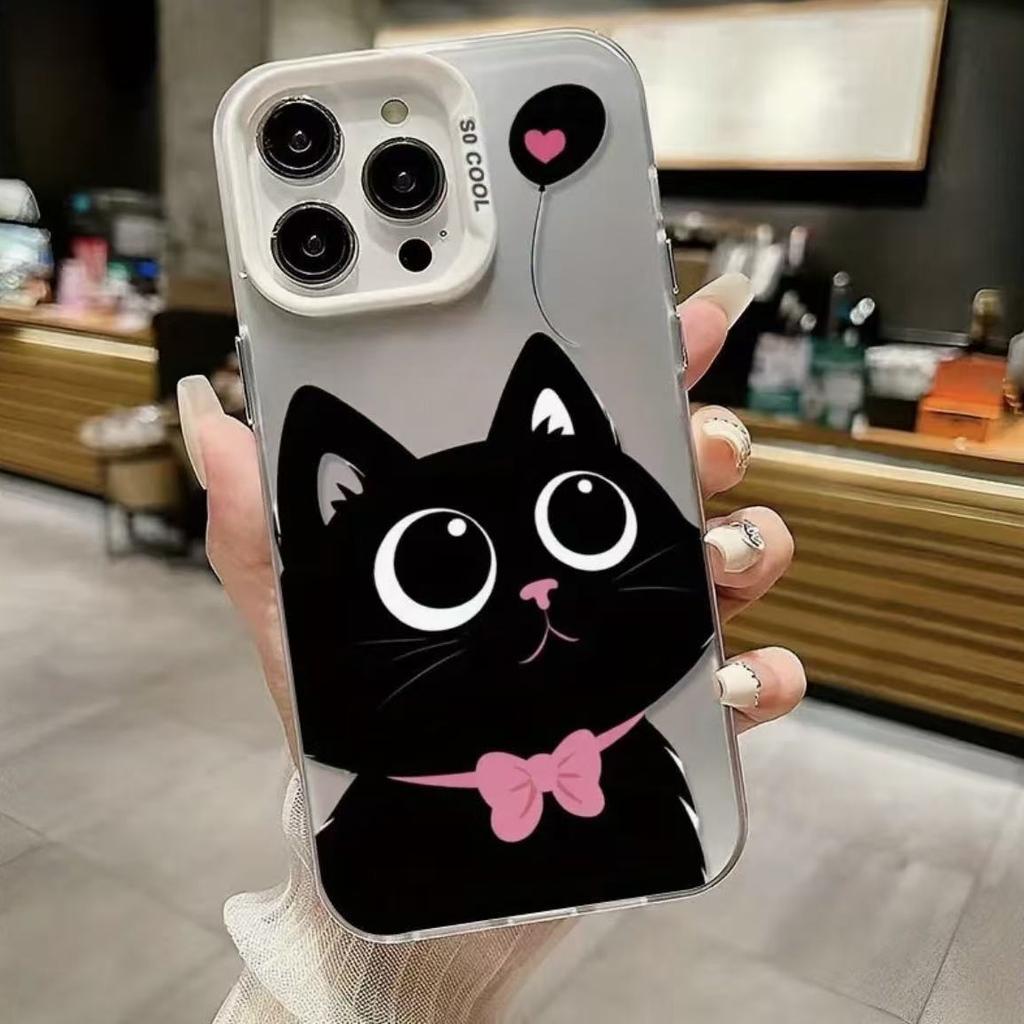 The new cat is suitable for iphone17 mobile phone case 11 Apple 16promax/15 anti-drop 14pro13 Europe and America 12