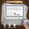 4x Rechargeable Reading Magnifying Glass With 10 Led Lights Handheld Illuminated Magnifier Folding Loupe Large Lens For Seniors
