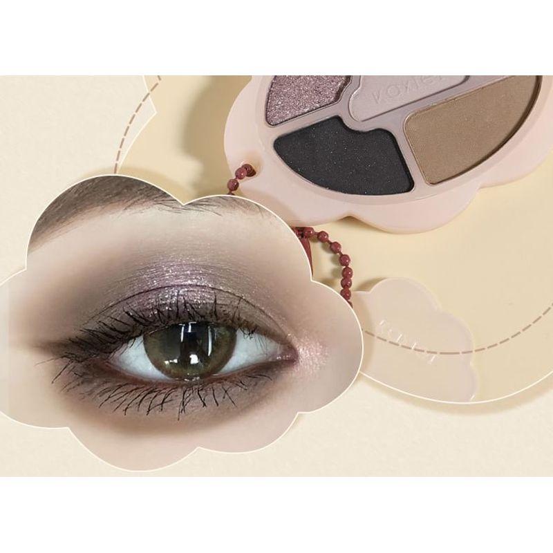 Kaxier - Keychain Joy Cloud 5-Color Eyeshadow Palette - 6 Types
