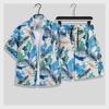 Men's Plus Size Summer Floral Shirt Set for Beach Vacation 2026