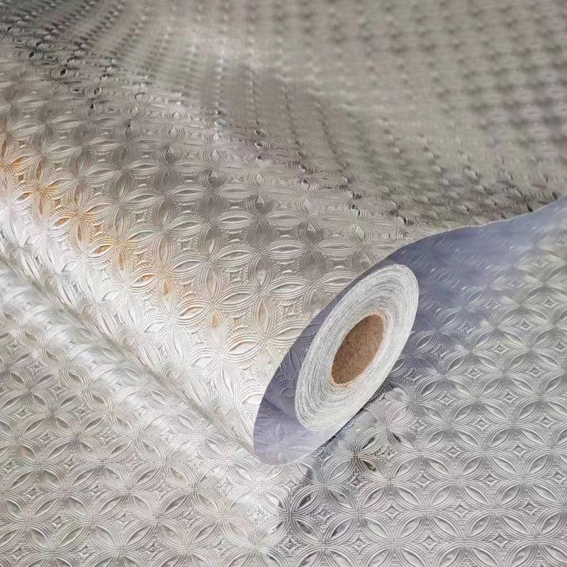 Self-Adhesive Kitchen Aluminum Foil Wallpaper: Oil-Proof, Waterproof, Heat and Moisture Resistant