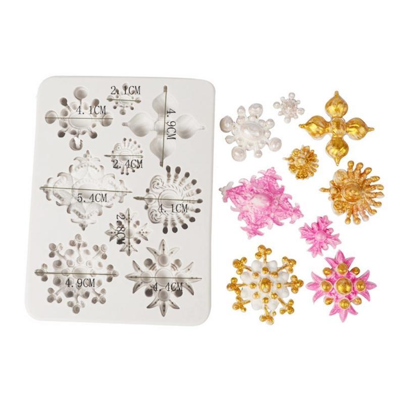 652F Fondant Silicone Mould for Sugar Craft Cupcake Jewelries Polymer Clay