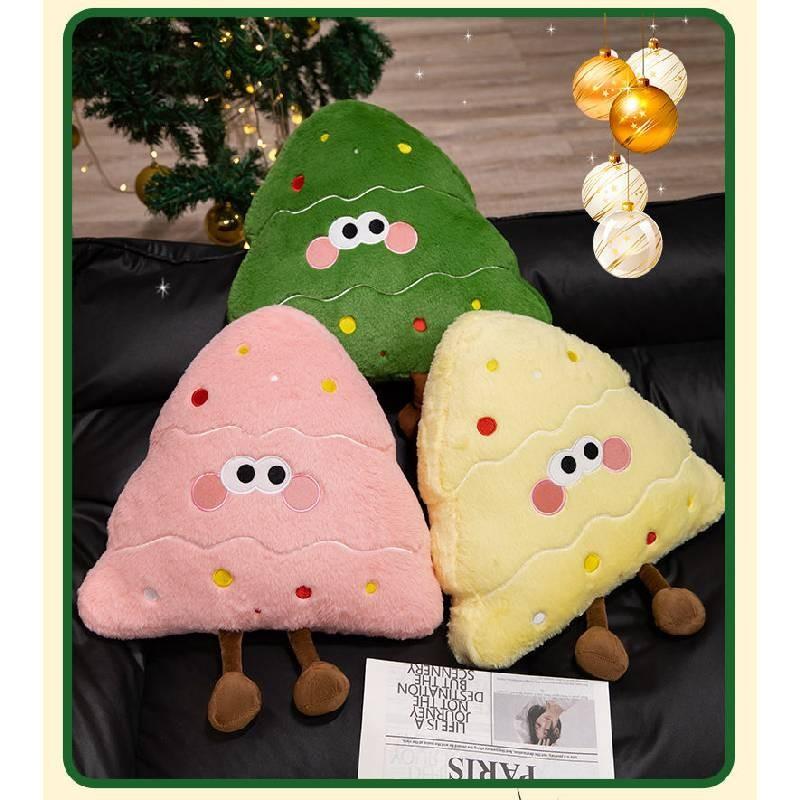 Søt Plysj Juletre Putedukke Mykt Leketøy For Barn Festlig Hjemmedekor Gave