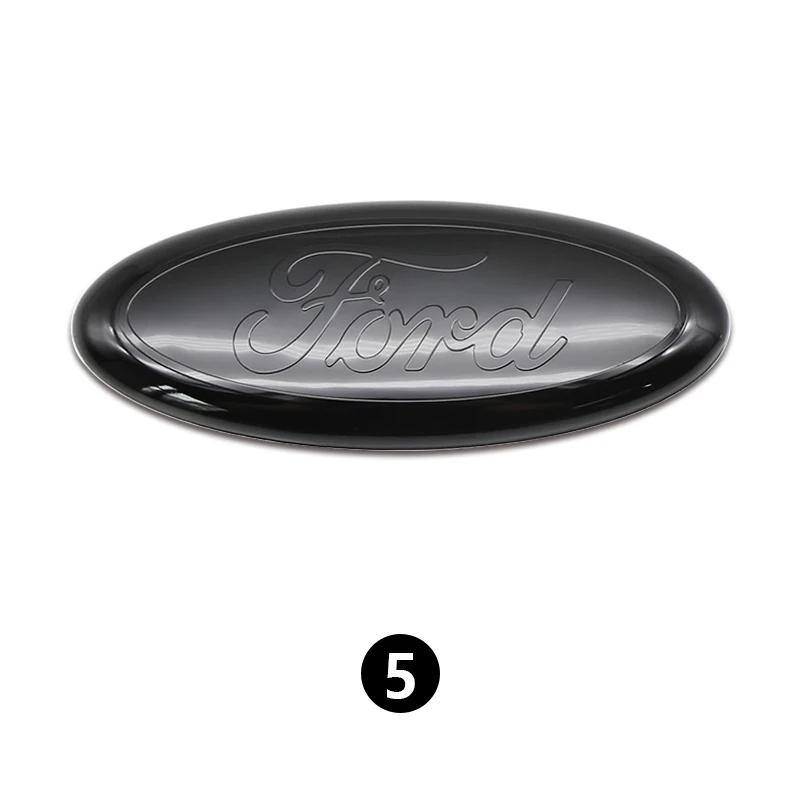 Autosticker Ford Nieuw 2025 Heet Metaal Voorgrille Achterklep Embleem Stickers voor Ford Focus Mondeo Ranger 3D Auto Logo Badge Water