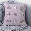E-Esther Bunny Cartoon Cushion Cover Decorative Pillow Sofa Home Decor Case Pillow Cases