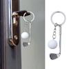 Backpack Keyring Ornament Golf Ball Key Chain Pendant Keychain Decorative Accessories Car Key Pendant Gift for Friend