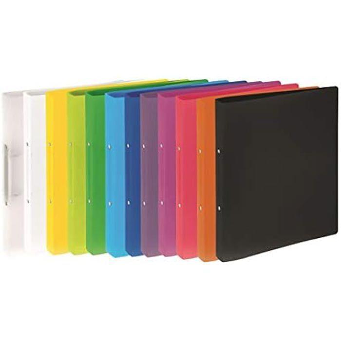 Classeur A4 - PAGNA - 20901–01 - 2 anneaux - 16 mm - Polypropylène - Noir