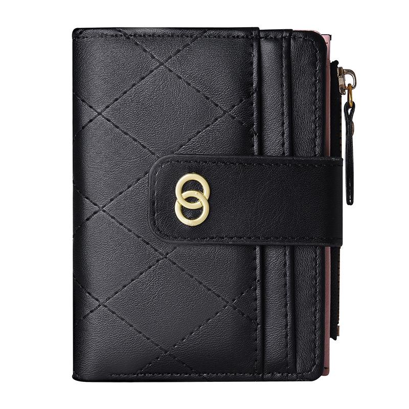 2025 Stylish Zipper Coin Purse: Multi-Card Slot Student & Ladies Compact Wallet