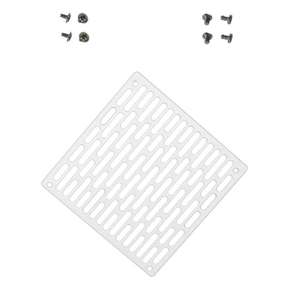 White Cooling Radiator Shield Cooling Fan Cover Durability for Desktop and Laptop Fan Protector PC Dust Filter