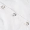 Doll Face Academy Short Sleeve Sheer Top with Pearl Buttons and Slim Fit