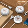 50W USB C PD Charger 6 Ports Fast Charging Station with Touch LED Light Travel Charger for iPhone 15 Samsung Xiaomi Quick Charge