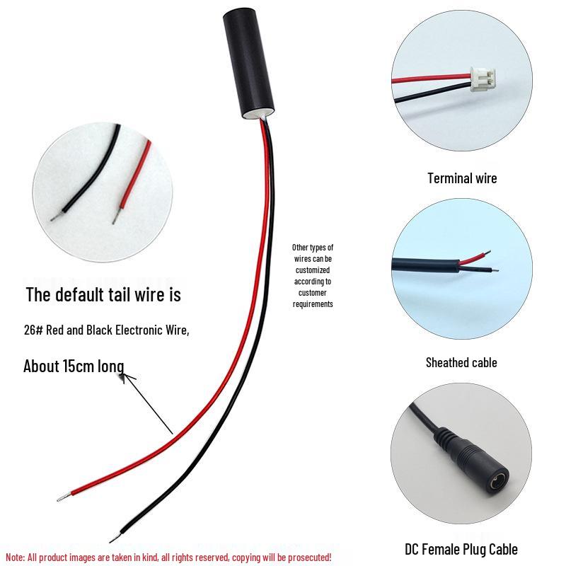 10x30mm 650nm 5mW Fixed Focus Red Line Laser Module