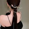 Bacchetta per Capelli con Strass a Forma di Serpente Coreana Forchetta per Capelli da Donna Fermaglio Dolce Avvolgimento con Spago Elegante Lunga Frangia Serpenti Accessori per Capelli Stili