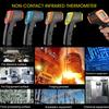 Infrared Thermometer, NonContact Digital Laser Temperature Gun 58degrees F To 1112degrees F (50degrees C To 600degrees C)