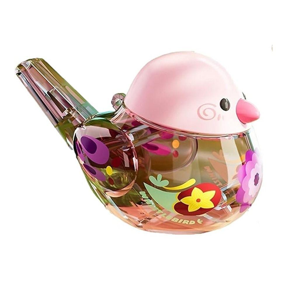 

Hanging Rope Water Bird Whistle Pronunciation Training Novelty Water Warblers Birthday Gifts розовый