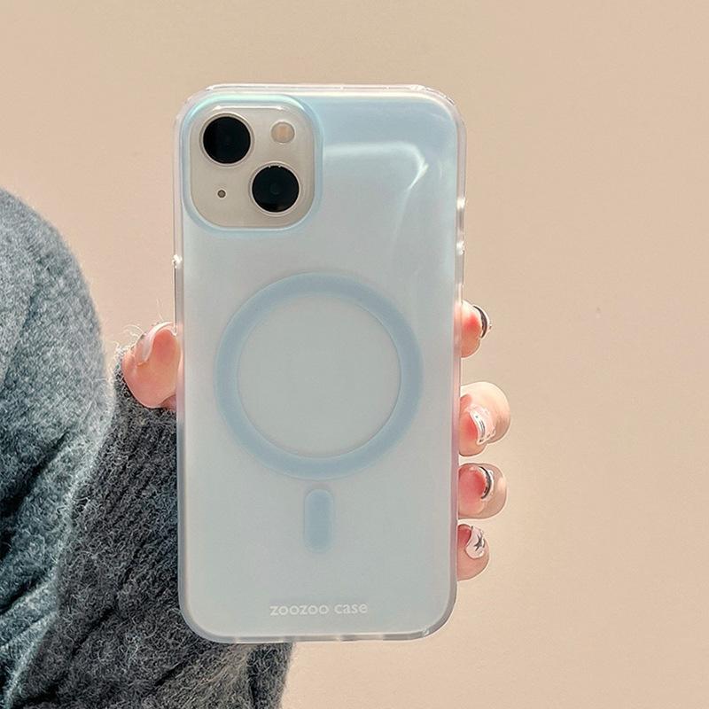 Ins Wind Macaron Potrivit pentru Apple 15 Husa pentru telefon mobil Ventire magnetica IPhone14 Candy Color 16Promax Husa tare 13