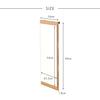 Sato Sangyo WALF Optional Mirror, Brown, WA6024MR-BR