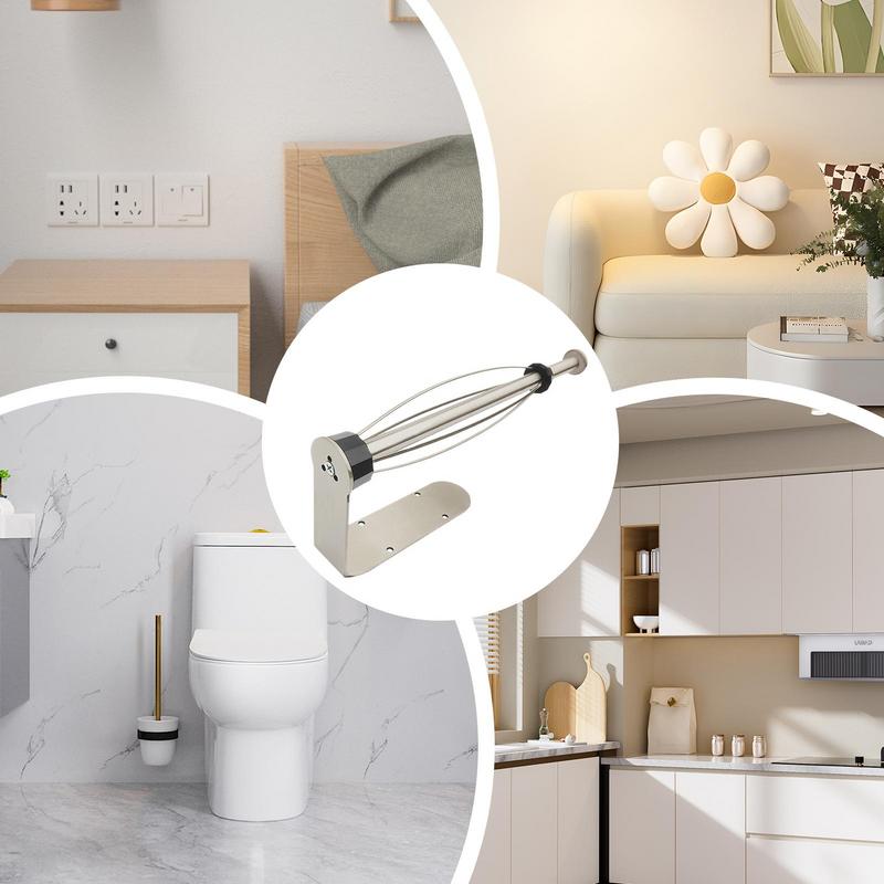 Wall Mount Paper Towel Holder Stainless Steel Damping Paper Towel Holder Metal Paper Towel Holder Under Cabinet Paper Towel Bar