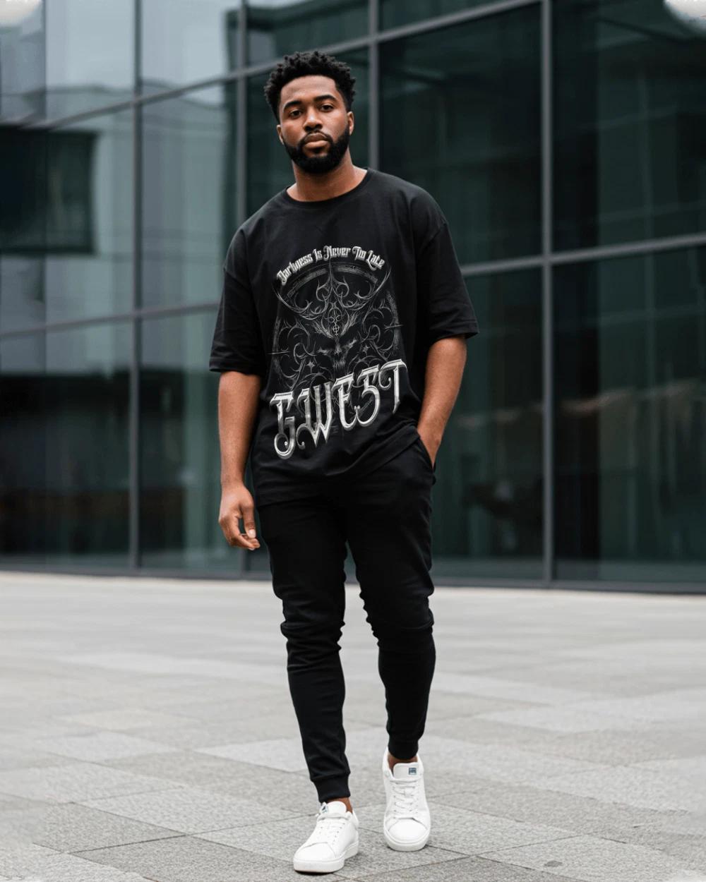 Demon Sinister Oversized T-Shirt M