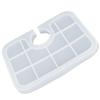 Silicone Mold Translucent Epoxy Resin Drop Glue Tray Tool for DIY Baking Decoration MakingSmall
