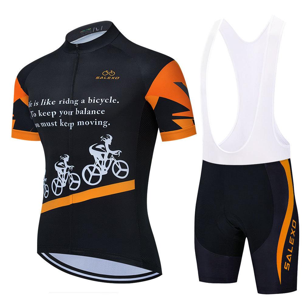 Short-sleeved Cycling Clothing Men's Suit Summer Road Cycling Clothing Quick-drying Breathable 2026 Summer Breathable Cycling Clothing Suit