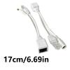 Durability PoE Injector and Splitter Set for Efficient Power Delivery To NonPoE Devices with Ethernet Cable 17cm