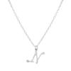 Elegant 26-Letter Uppercase Pendant Necklace: Simple and Fashionable European-American Clavicle Chain with Niche Design