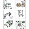 1.4mm, 1.7mm, and 2.0mm 600cc HVLP Spray Gun