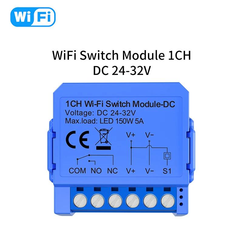 

Tuya Умный модуль переключателя Zigbee WiFi с сухим контактом Умный дом DIY Автоматический выключатель Реле Постоянный ток 24-32 В Переменный ток 100-240 В Работает с Alexa Google Home