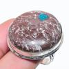 Natural Cavansite Gemstone Handmade 925 Sterling Silver Jewelry Ring Size 8 AR-17177