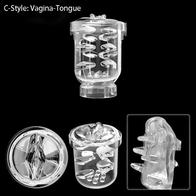 Male Masturbator Inner Replacement Cups for Easy Love Air Sucking Male Masturbator Oral/Vaginal/Anal