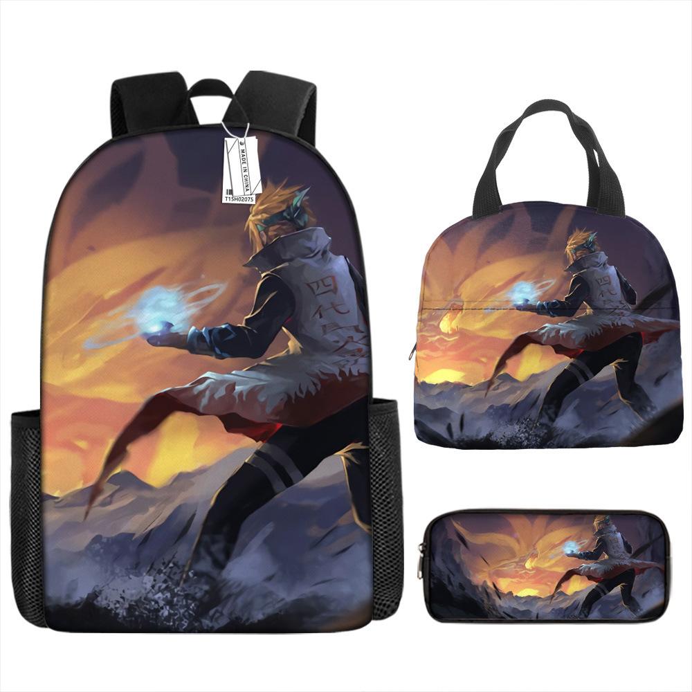 Elementary school students Naruto backpack 34th 5th 6th grade children's large-capacity backpack anti-splashing water