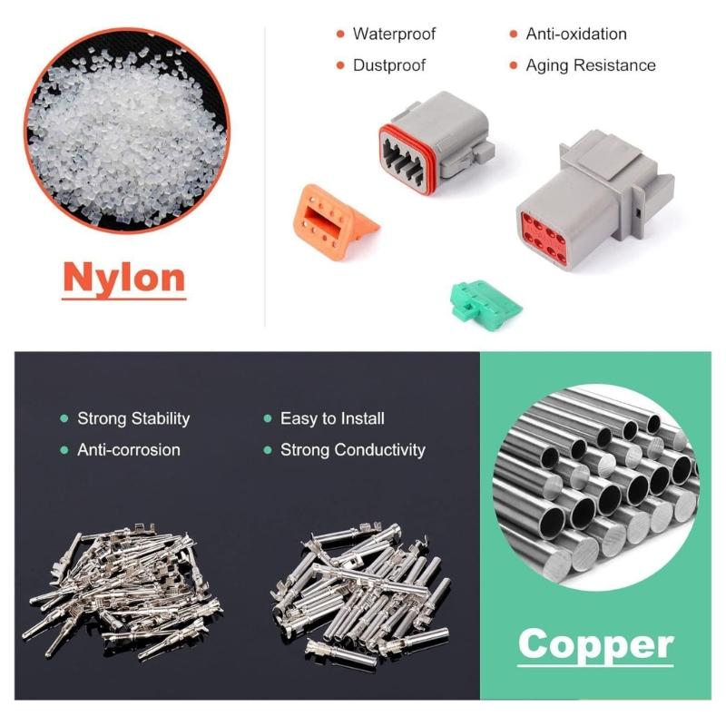 Seal Waterproof Car Wire Connectors Automotive Electrical connectors 2-12Pin Wire Harness Male Female Butt Plug